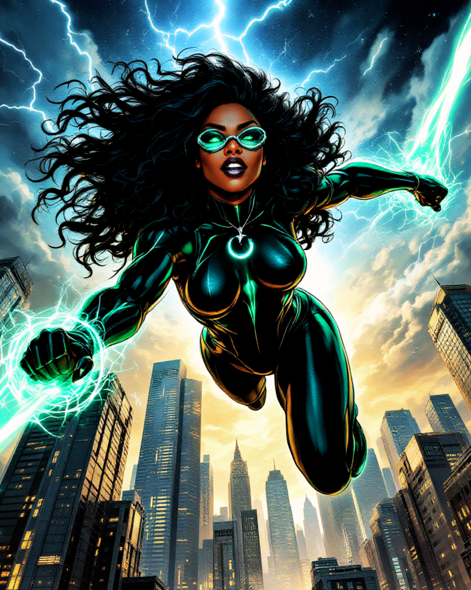 Amara Johnson across the Rise of the Silver Spirit universe