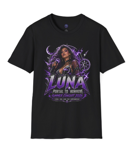 Black Luna Portal to Nowhere T-shirt
