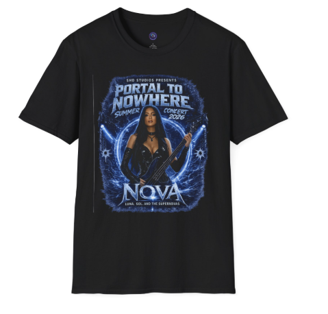 Black Nova Portal to Nowhere T-shirt