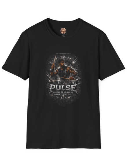 Black Pulse Portal to Nowhere T-shirt